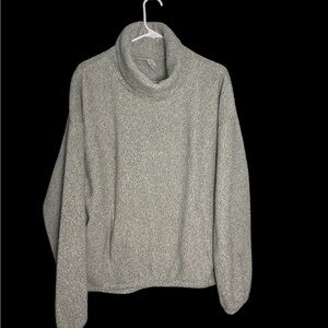 Balance Collection Heathered Gray Cowl Neck Sweater